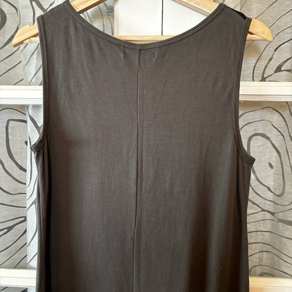 Moyuru S Brown Black Sleeveless Maxi Dress - Picture 5 of 7